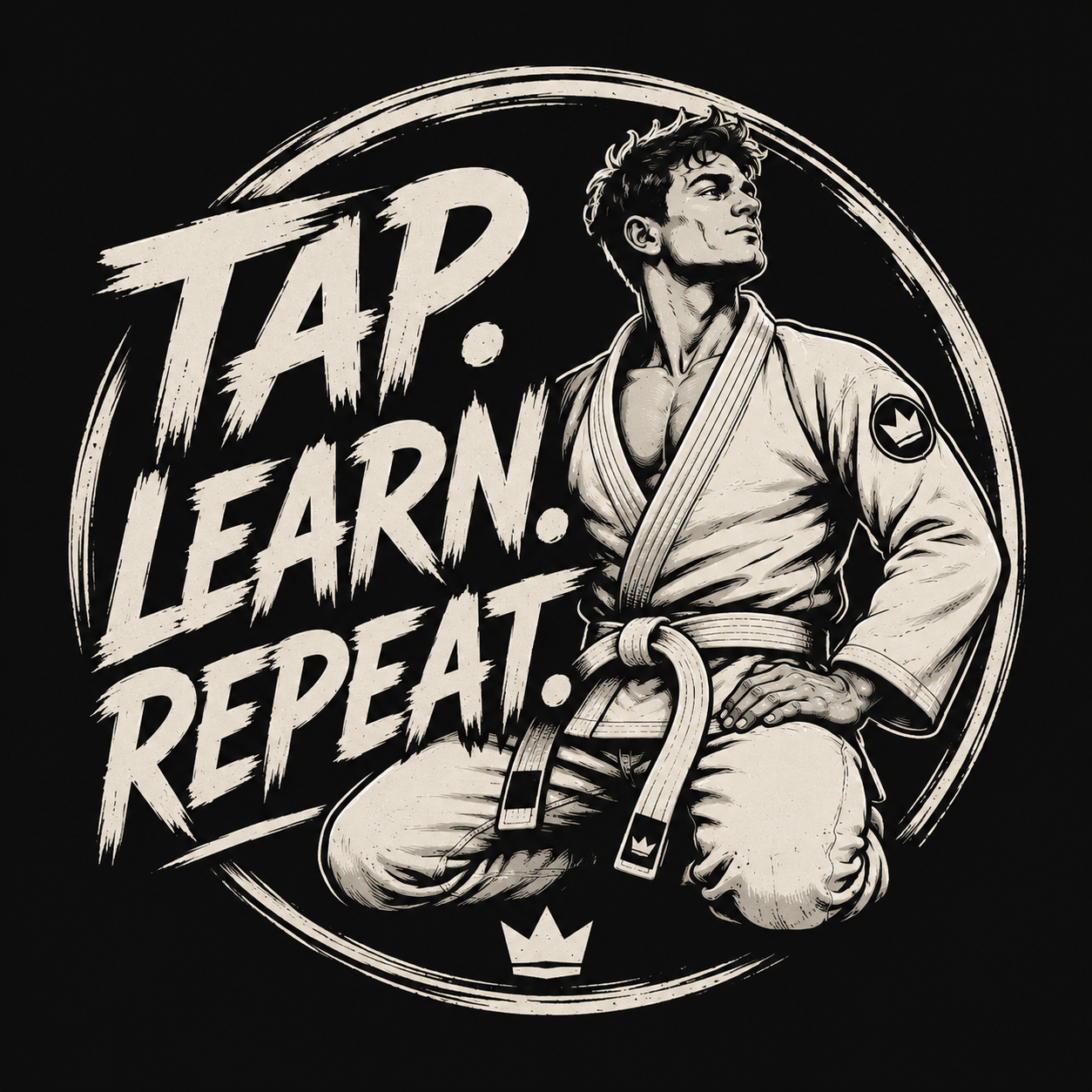 TAP. LEARN. REPEAT. Performance Tee
